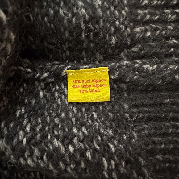 Kuna Suri/Baby Alpaca Chunky Knit Sweater - S/M - Picture 5 of 7